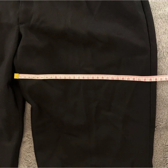Banana Republic 100% Italian Wool Classic Black Straight Leg Dress Pants-Size 12 - Picture 13 of 14